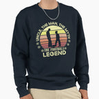 Uncle Myth Football Legend Sweatshirt - Fun Novelty Design Unisex