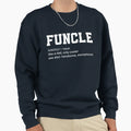 Mens Funcle Funny Uncle Definition T-Shirt - Minimalist Print for Adults