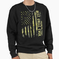 Mens Best Uncle Ever Veteran Uncle Sweatshirt - Aesthetic Graphic Unisex