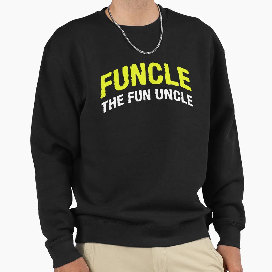 Funcle Fun Uncle Sweatshirt - Minimalist Print Unisex