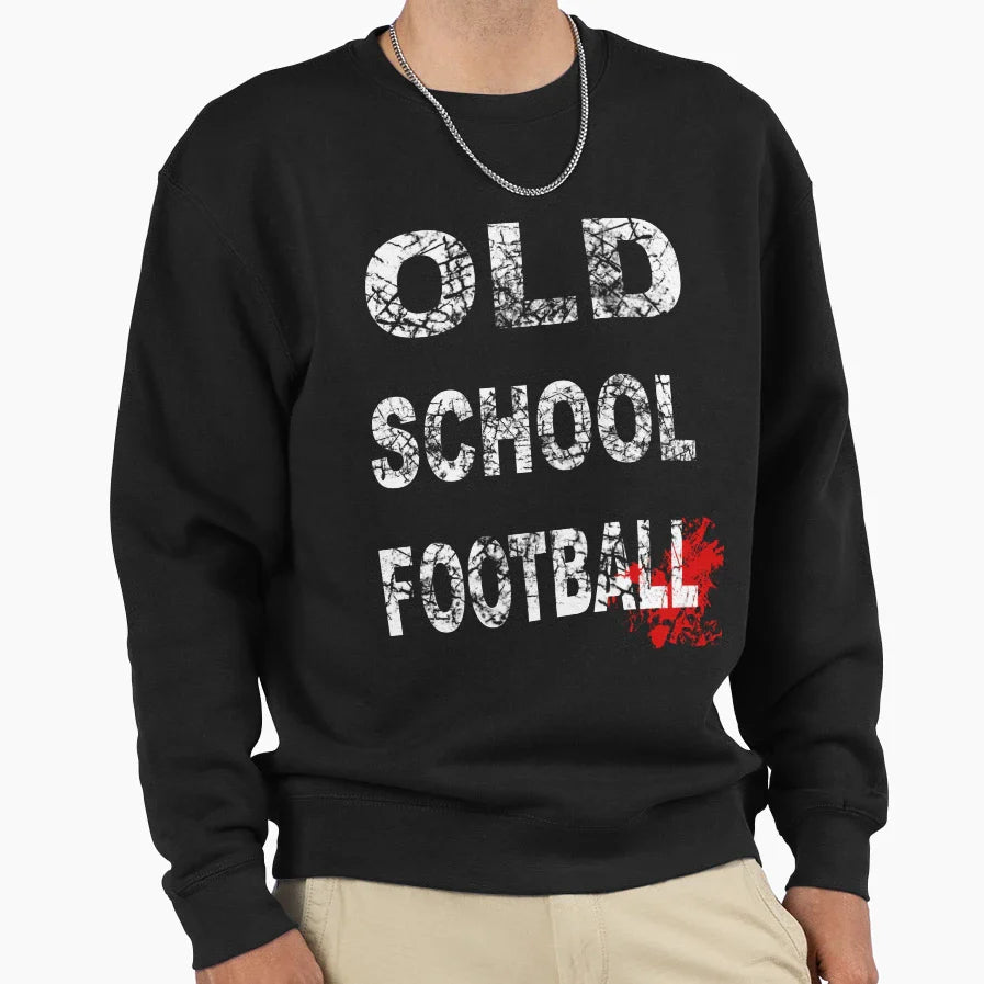 Old School Football Sweatshirt - Streetwear Style for Adults
