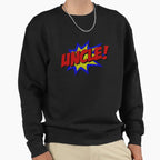 Superhero Uncle Sweatshirt - Trendy Graphic Unisex