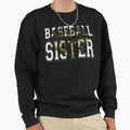 Camo Baseball Sister Heart Sweatshirt - Streetwear Style Men Women