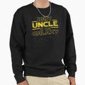 Best Uncle Galaxy Funny Uncle Gift Sweatshirt - Graphic Print Men Women