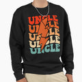 Basketball Uncle Groovy Sweatshirt - Fun Novelty Design Men Women