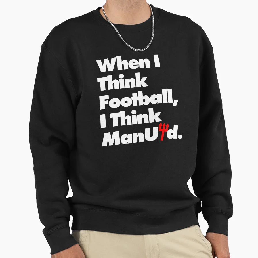 Manchester United Sweatshirt - Custom Art Print Unisex