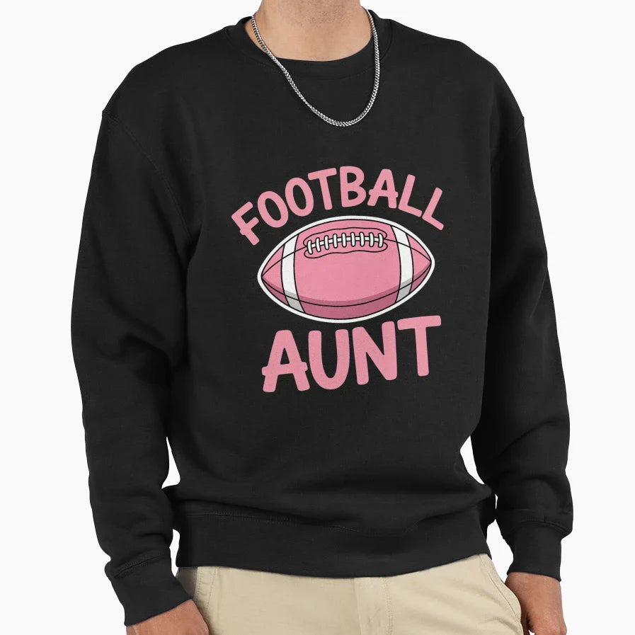 American Football Aunt Family Sweatshirt - Aesthetic Graphic Unisex