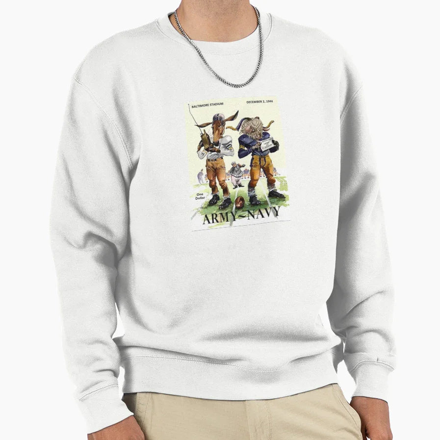 Army Navy Program 1944 Sweatshirt - Trendy Graphic for Adults