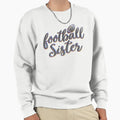 Football Sister Sweatshirt - Graphic Print for Adults