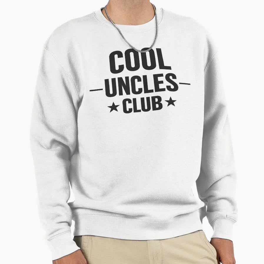 Uncles Club New Uncle Sweatshirt - Trendy Graphic for Adults