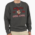 Distressed Uncle Teds Ghoul School Sweatshirt - Graphic Print for Adults