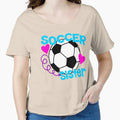 Soccer Sister T-Shirt - Graphic Print Unisex