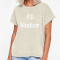 1 Sister T-Shirt - Trendy Graphic for Adults