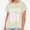 Sister 01 Sister Number One T-Shirt - Unique Graphic Unisex