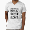 Super Uncle Killing It T-Shirt - Unique Graphic Men Women