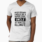 Super Uncle Killing It T-Shirt - Unique Graphic Men Women