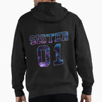 Sister 01 Sister Girlfriend Hoodie - Minimalist Print Unisex