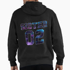 Sister 02 Sister Girlfriend Hoodie - Minimalist Print Men Women