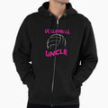 Volleyball Uncle Sports Athletic Hoodie - Custom Art Print Unisex