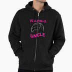 Volleyball Uncle Sports Athletic Hoodie - Custom Art Print Unisex