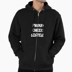 Proud Cheer Sister Hoodie - Streetwear Style Men Women