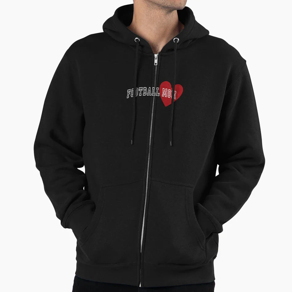 Football Mom Hoodie - Fun Novelty Design Men Women
