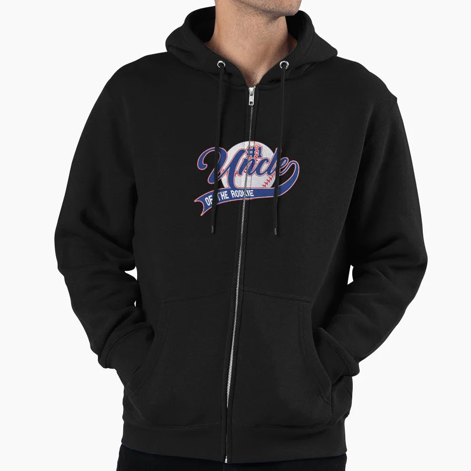 Uncle Rookie 1St Birthday Baseball Hoodie - Aesthetic Graphic Unisex