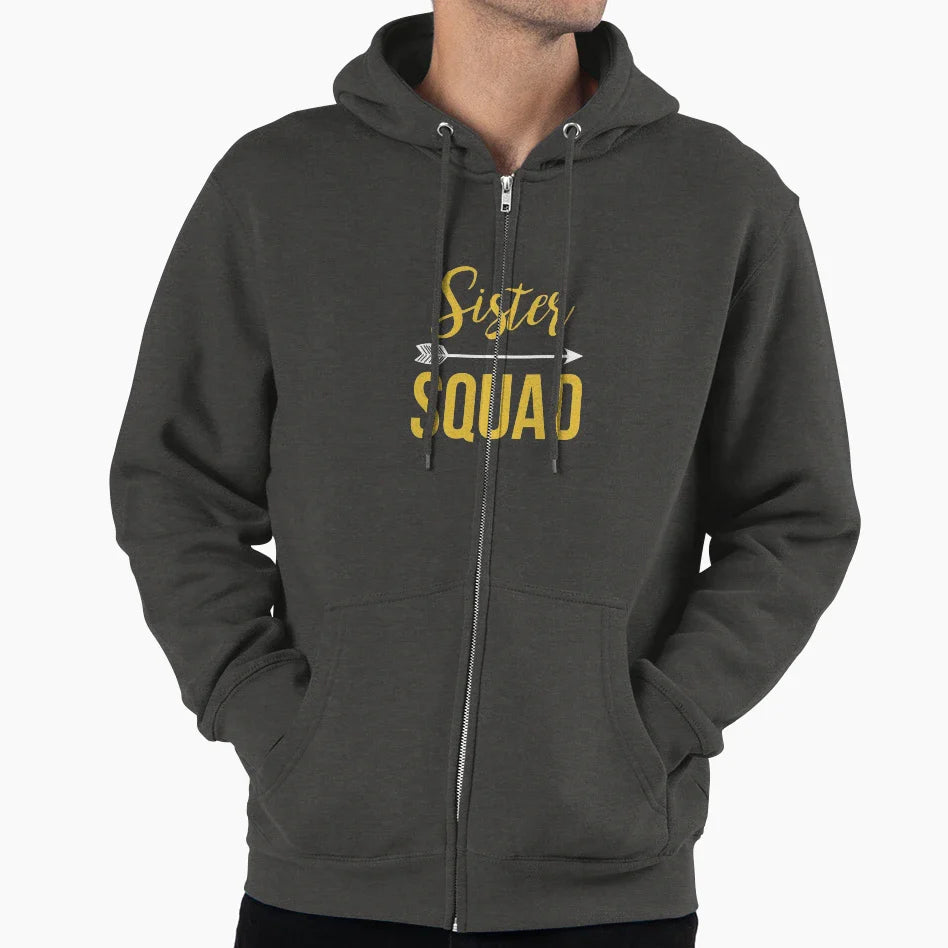 Sister Squad Best Big Sister Ever Gift T-Shirt - Trendy Graphic for Adults