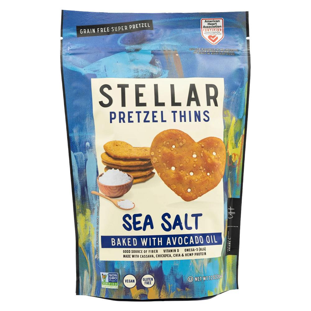 Stellar - 'Sea Salt' Vegan Pretzel Thins (7.2OZ)