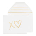 Sugar Paper - 'XO Heart' Folded Card (1CT)