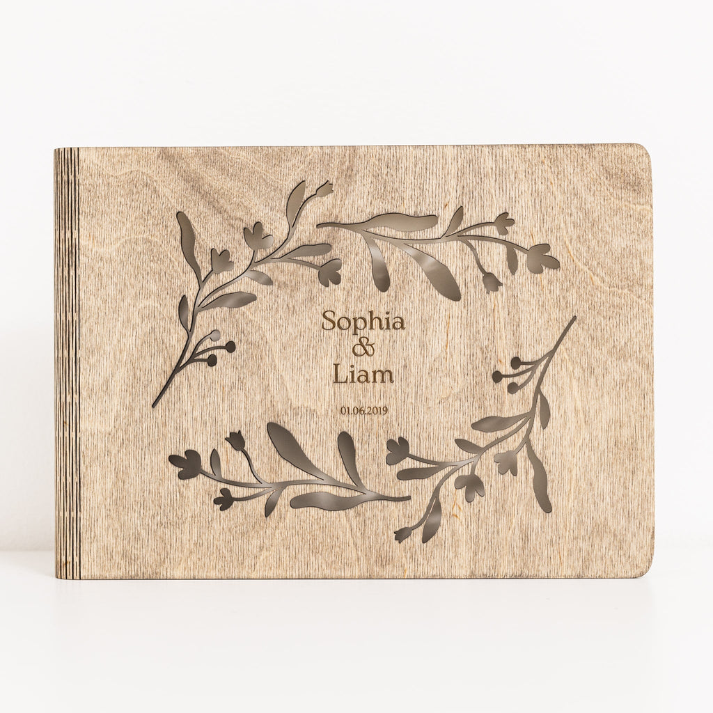 Wooden Photo Album - Vine