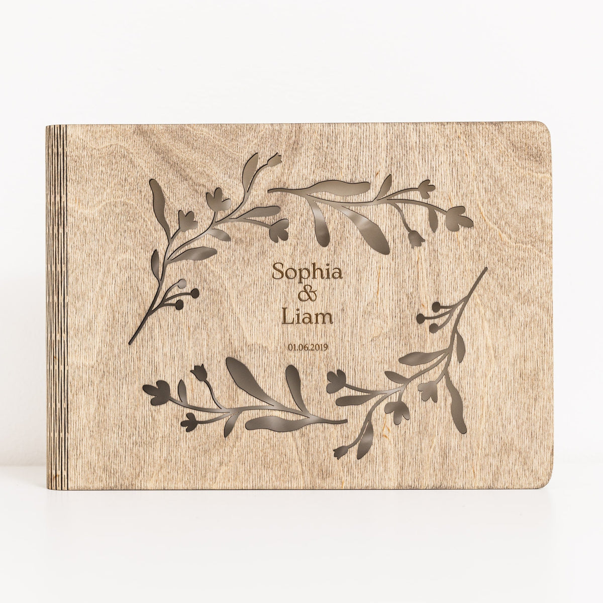 Wooden Photo Album - Vine