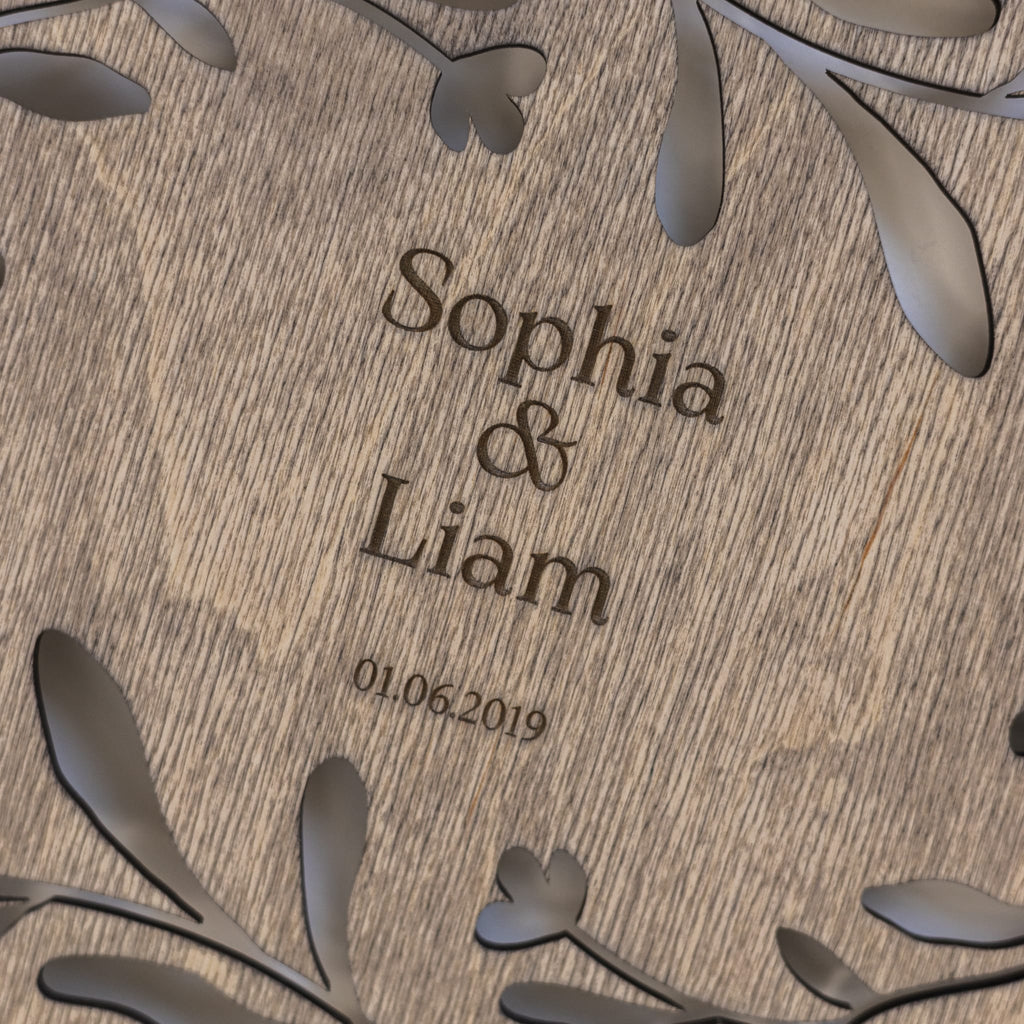 Wooden Photo Album - Vine