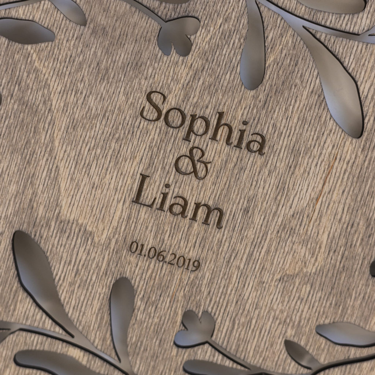 Wooden Photo Album - Vine