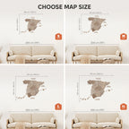 Wooden Map of Spain – Terra