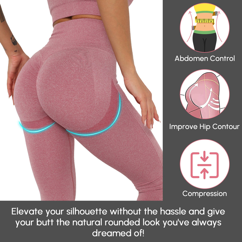 Bodychum Women's Butt Llifting Leggings High Waist Workout Yoga Pants