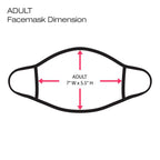 Graphic Printed Face Mask Unisex Adult