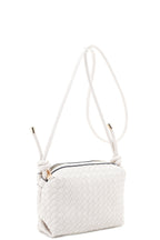 Braid Texture Zipper Crossbody Bag