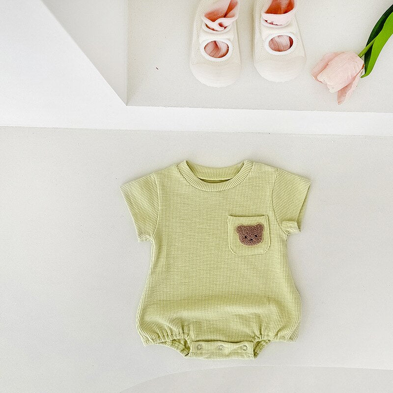 Fuzzy Bear Romper