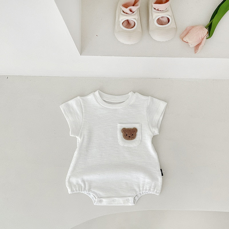 Fuzzy Bear Romper